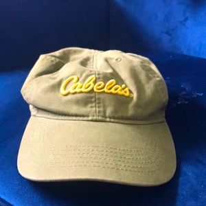 Cabelas hat, army green, new no stains